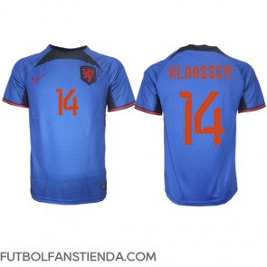 Países Bajos Davy Klaassen #14 Segunda Equipación Mundial 2022 Manga Corta